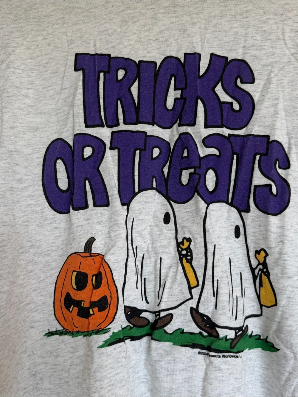 Peanuts tricks or treats shirt - Picture 4 of 5